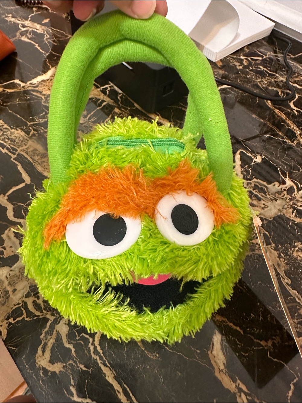 Sesame Street Green and Orange bag